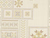 Geometric Beige 100% Cotton King Size Bedsheet Rangana Digital - By Spaces