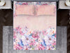 Essentials Floral Pink Cotton Viscose Double Bedsheet - Fluidity by Spaces