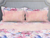 Essentials Floral Pink Cotton Viscose Double Bedsheet - Fluidity by Spaces