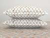 Essentials Geometric Beige Cotton Viscose Double Bedsheet - Geo Scape by Spaces