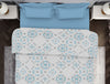 Ornate Blue 100% Cotton Double Quilt - Atrium By Spaces