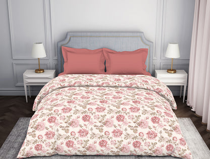 Spaces Atrium: Floral Pink Double Quilt