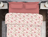 Floral Pink 100% Cotton Double Quilt - Atrium By Spaces