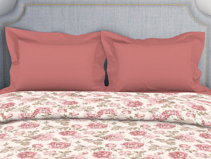 Spaces Atrium: Floral Pink Double Quilt