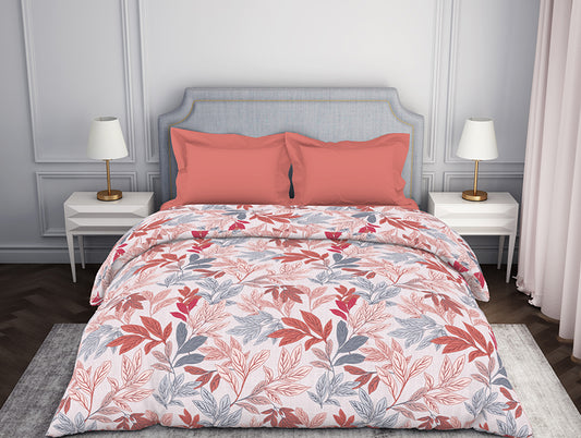 Floral Blush 100% Cotton Double Quilt - Atrium By Spaces