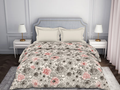 Luxurious Cream Floral Quilt from Atrium