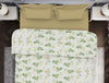 Floral Beige 100% Cotton Quilt Double Atrium - By Atrium