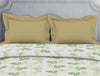 Floral Beige 100% Cotton Quilt Double Atrium - By Atrium