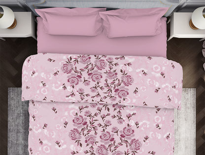 Atrium by Spaces: Floral Pink Cotton Quilt