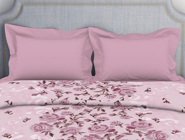 Atrium by Spaces: Floral Pink Cotton Quilt