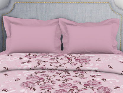 Atrium by Spaces: Floral Pink Cotton Quilt