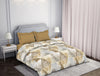 Geometric Light Brown 100% Cotton Double Quilt - Atrium By Spaces