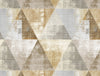 Geometric Light Brown 100% Cotton Double Quilt - Atrium By Spaces