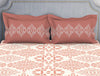 Coral 100% Cotton Fitted Elastic Bedsheet - Atrium by Spaces