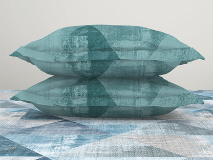 Dark Green 100% Cotton Fitted Elastic Bedsheet - Atrium by Spaces