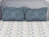 Light Blue 100% Cotton Fitted Elastic Bedsheet - Atrium by Spaces