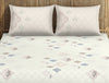 Ornate Cream 100% Cotton King Size Bedsheet Innovations - By Innovations