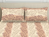 Ornate Brown Polycotton King Size Bedsheet Harmony - By Welspun