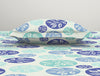 Ornate Blue Polycotton Bedsheets Single Harmony - By Welspun