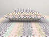 Geometric Pink Polycotton Bedsheets Single Harmony - By Welspun