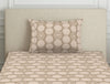 Ornate Beige Polycotton Bedsheets Single Harmony - By Welspun