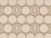 Ornate Beige Polycotton Bedsheets Single Harmony - By Welspun