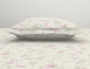 Gloral Pink Polycotton Bedsheets Single Harmony - By Welspun