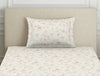 Gloral Pink Polycotton Bedsheets Single Harmony - By Welspun