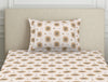 Ornate Brown Polycotton Bedsheets Single Harmony - By Welspun