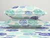 Ornate Blue Polycotton Bedsheets Double Harmony - By Welspun