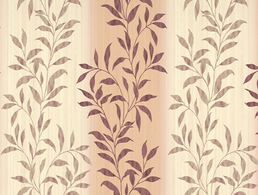 Ornate Brown Polycotton Bedsheets Double Harmony - By Welspun