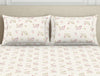 Floral Grey Polycotton Bedsheets Double Harmony - By Welspun