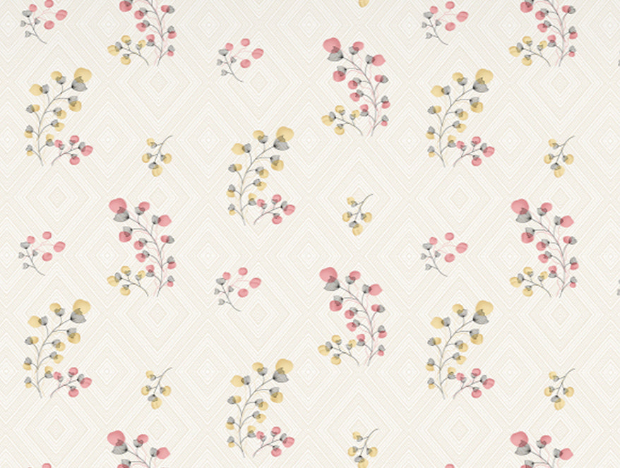 Floral Grey Polycotton Bedsheets Double Harmony - By Welspun