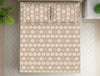 Ornate Beige Polycotton Fitted Queen Harmony - By Welspun