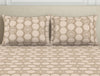 Ornate Beige Polycotton Fitted Queen Harmony - By Welspun