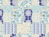 Geometric Blue Polycotton Fitted Queen Harmony - By Welspun