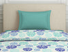 Ornate Blue Polycotton Quilt Single Harmony - By Welspun