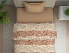 Ornate Brown Polycotton Quilt Single Harmony - By Welspun