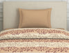 Ornate Brown Polycotton Quilt Single Harmony - By Welspun