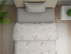 Floral Grey Polycotton Quilt Single Harmony - By Welspun