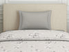 Floral Grey Polycotton Quilt Single Harmony - By Welspun