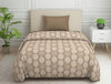 Ornate Beige Polycotton Quilt Single Harmony - By Welspun