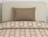 Ornate Beige Polycotton Quilt Single Harmony - By Welspun