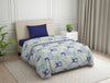 Geometric Blue Polycotton Quilt Single Harmony - By Welspun