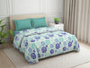 Ornate Blue Polycotton Quilt Double Harmony - By Welspun