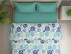 Ornate Blue Polycotton Quilt Double Harmony - By Welspun