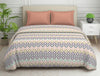 Geometric Pink Polycotton Quilt Double Harmony - By Welspun