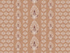 Ornate Light Brown 100% Cotton Double Bedsheet - Aurum By Spaces