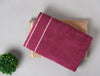 Solid Dark Pink 100% Cotton Bath Towel - Radiance By Spaces