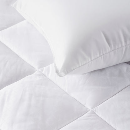 Orion 100% Cotton King Mattress Protector, 400 TC, Solid, White